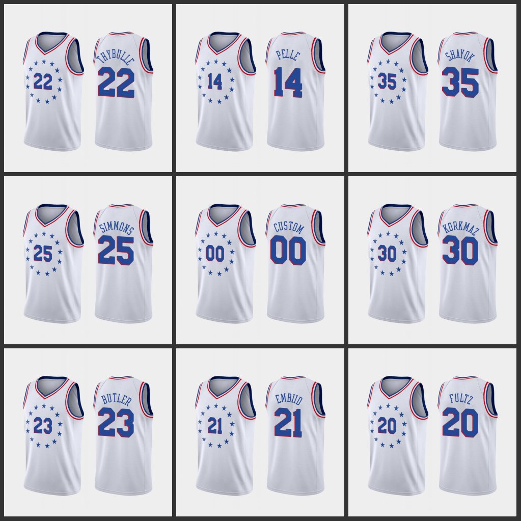 Philadelphia''76ers''Men Joel Embiid Ben Simmons Matisse Thybulle Jimmy Butler Mike Scott Marial Shayok Custom White Earned Jersey
Philadelphia''76ers''Men Joel Embiid Ben Simmons Matisse Thybulle Jimmy Butler Mike Scott Marial Shayok Custom White Earned Jersey