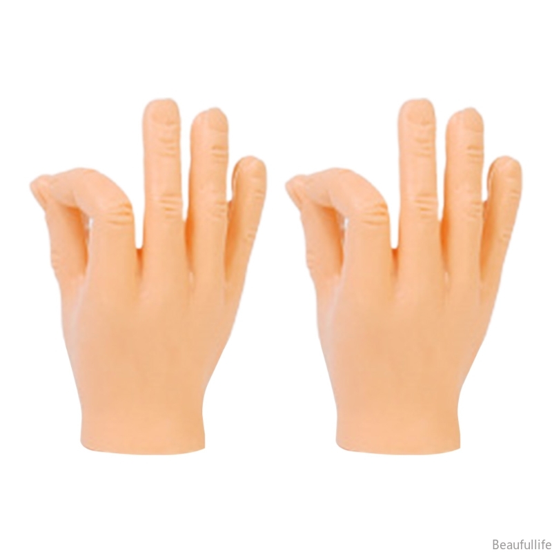 Cat Toys Tiny Hands for Cats Props Silicone Funny Mini Creative Finger Fidget Small Hand Tease Pets Game Toy