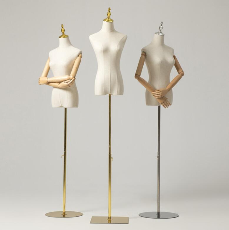 Clothing store model props Commercial Furniture women's half body women dresses window people's table clothes display rack WEDDING DRESS MAN