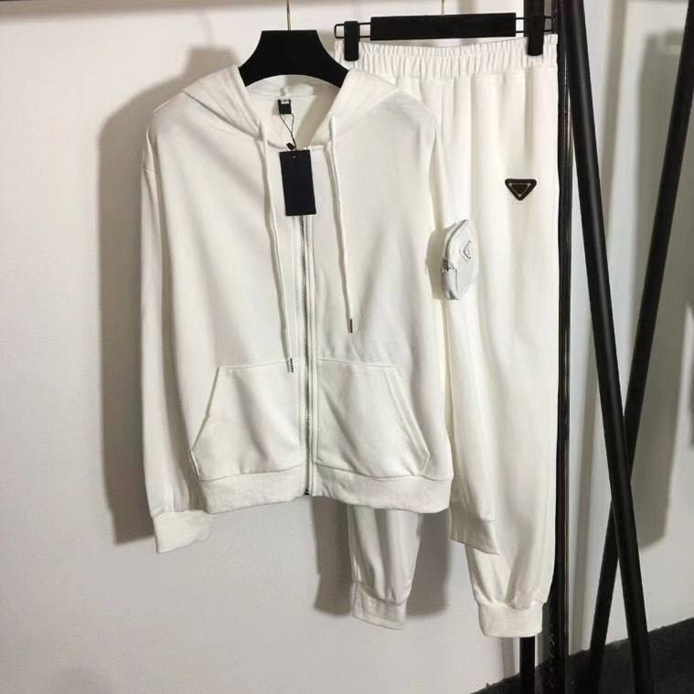 white color womens Sports set two Piece Pants Triangular standard arm bag long-sleeved hooded zipper jacket + elastic waist casual trousers, Only for price difference
white color womens Sports set two Piece Pants Triangular standard arm bag long-sleeved hooded zipper jacket + elastic waist casual trousers, Only for price difference