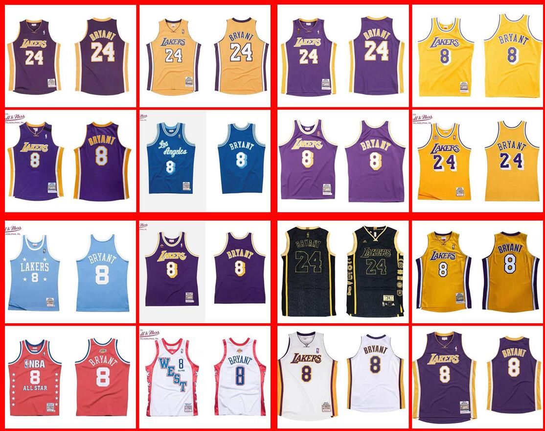 Stitched NBA basketball jersey Los Angeles Lakers 24 Kobe Bryant 8 black mamba Mitchell&Ness 96-97 03-04 09-10 Hardwoods Classics retro jers, Black;red
Stitched NBA basketball jersey Los Angeles Lakers 24 Kobe Bryant 8 black mamba Mitchell&Ness 96-97 03-04 09-10 Hardwoods Classics retro jers, Black;red
