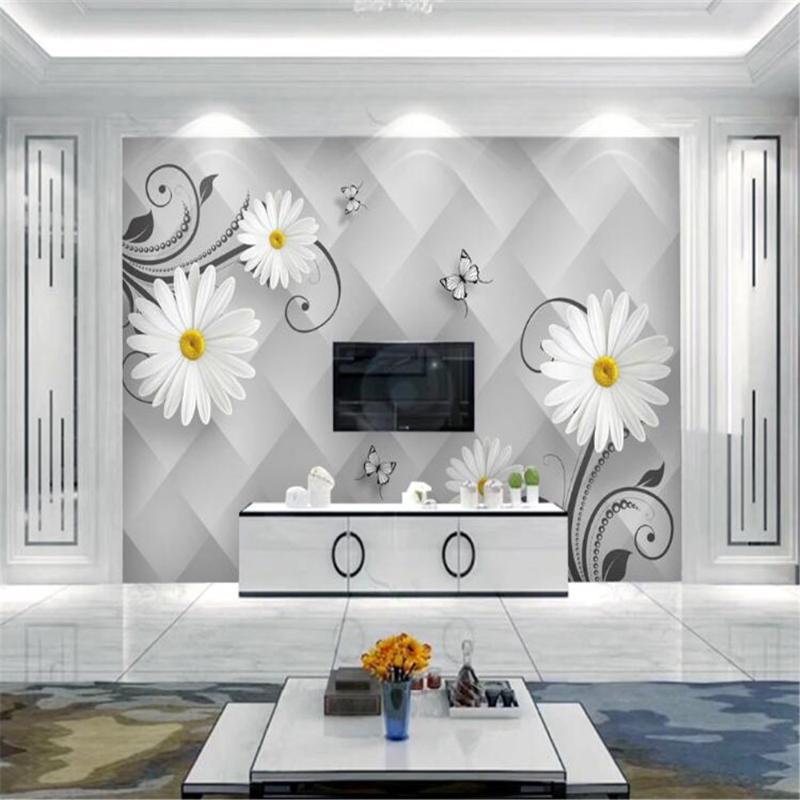 Wallpapers Milofi Customized Wall Large 3D Wallpaper Mural Simple Butterfly Love Flower Fashion TV Background, Silk cloth
Wallpapers Milofi Customized Wall Large 3D Wallpaper Mural Simple Butterfly Love Flower Fashion TV Background, Silk cloth
