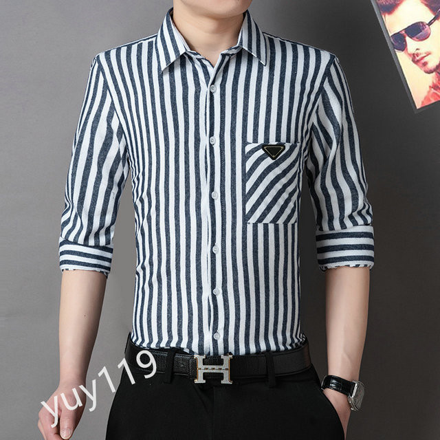 Luxurys Designers high quality men's Dress shirts fashion trend casual business cocktail shirt long sleeve solid color summer comfortable stand collar -3XL#12, Blue
Luxurys Designers high quality men's Dress shirts fashion trend casual business cocktail shirt long sleeve solid color summer comfortable stand collar -3XL#12, Blue