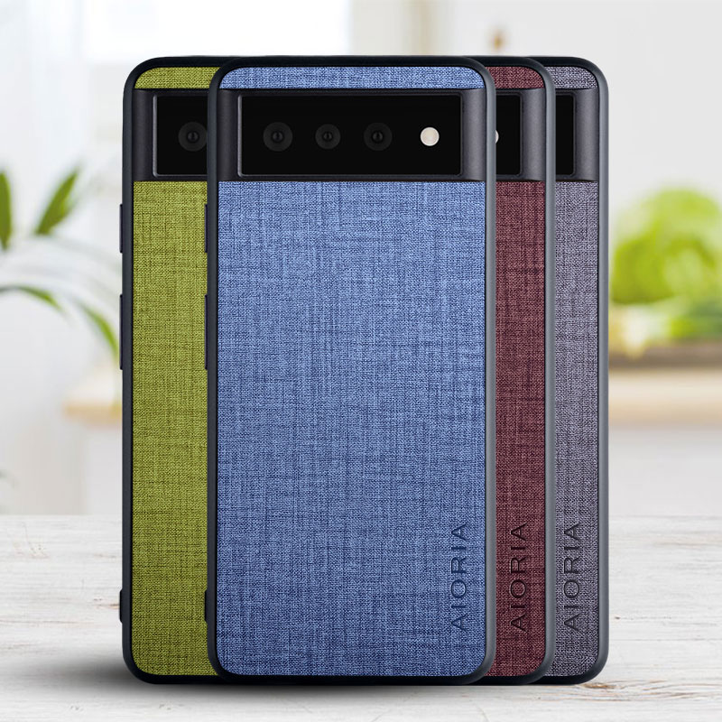 Cases for Google Pixel 6 Pro 5G Textile Texture Febric+TPU/PC Premium Unti-scrach Protective Back, Green
Cases for Google Pixel 6 Pro 5G Textile Texture Febric+TPU/PC Premium Unti-scrach Protective Back, Green