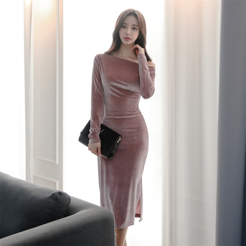 one shoulder office pink Dress piece korean ladies Sexy Long SLeeve nightclub formal Party bodycon Dresses for women 210602, The picture color
one shoulder office pink Dress piece korean ladies Sexy Long SLeeve nightclub formal Party bodycon Dresses for women 210602, The picture color