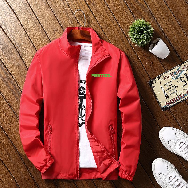 Men's Jackets Spring Men Arrival Solid Color Jacket FESTOOL Brand Logo Print Zipper Customizable Large Size Sportswear, Black;brown
Men's Jackets Spring Men Arrival Solid Color Jacket FESTOOL Brand Logo Print Zipper Customizable Large Size Sportswear, Black;brown
