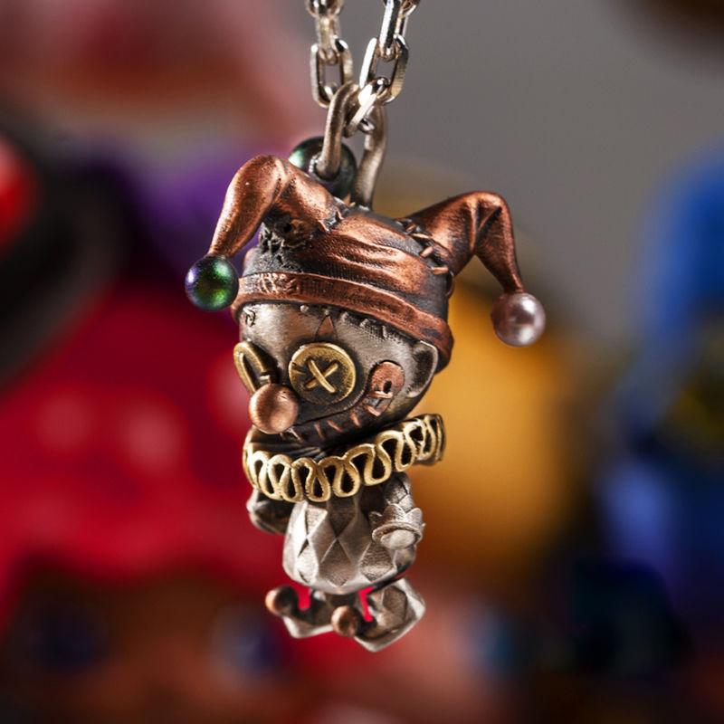 Chains Clown Doll Pendant Personality Retro Fashion Silver Necklace Men's Single Female Jewelry Accessories
Chains Clown Doll Pendant Personality Retro Fashion Silver Necklace Men's Single Female Jewelry Accessories