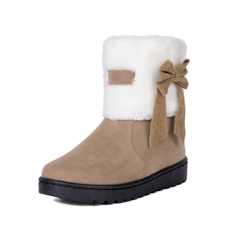 ladies fashion platform boots chunky wedges women boots casual bottom winter shoes woman