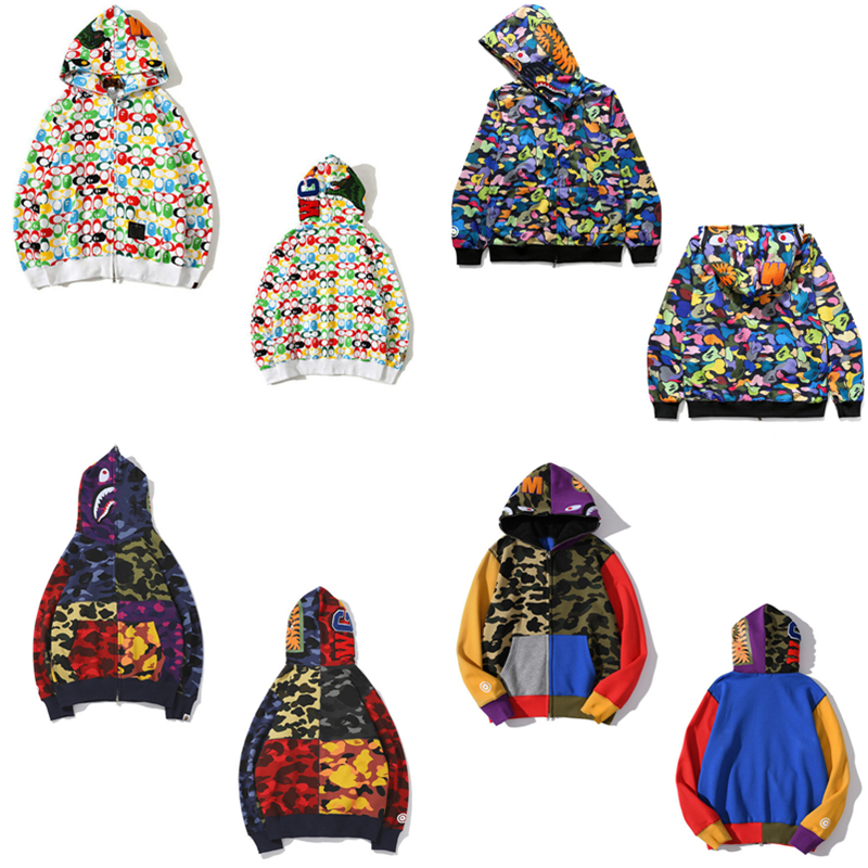 Apes men's hoodies&sweatshirts Japanese high-quality shark starry sky luminous spots men and women same style loose zipper hoodie 0102, 1 pcs buttons
Apes men's hoodies&sweatshirts Japanese high-quality shark starry sky luminous spots men and women same style loose zipper hoodie 0102, 1 pcs buttons