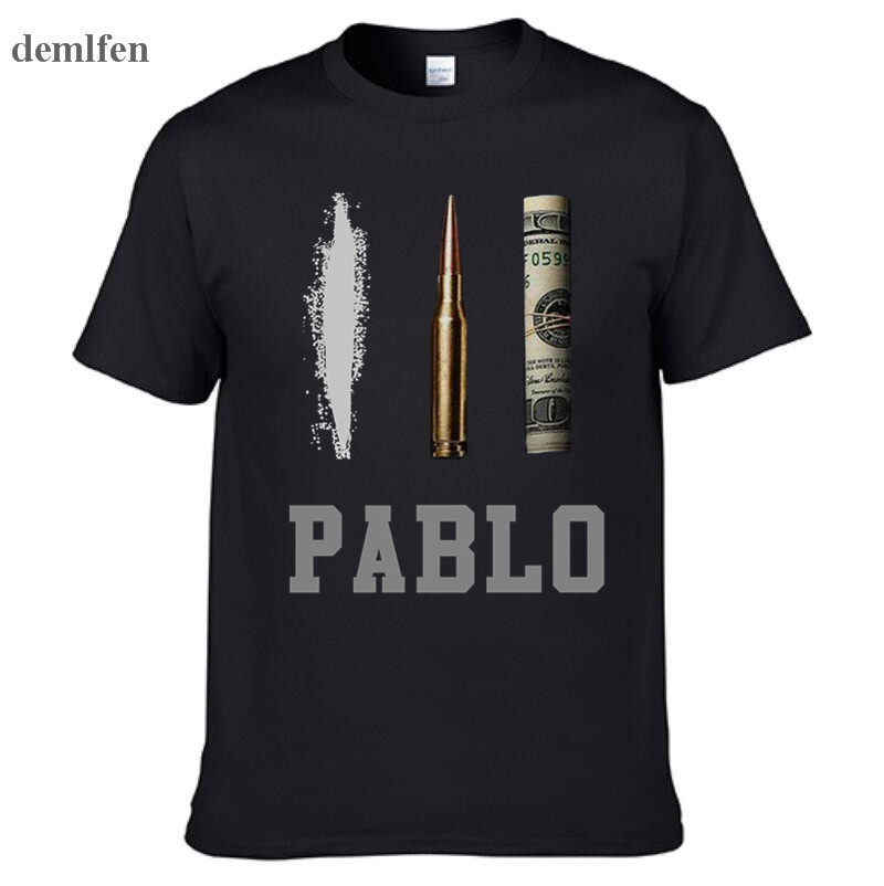 Summer New Brand Clothing T Shirts Men Narcos Pablo Escobar T-shirt Cotton Hip Hop O Neck Tees Tops Harajuku Streetwear, Gray
Summer New Brand Clothing T Shirts Men Narcos Pablo Escobar T-shirt Cotton Hip Hop O Neck Tees Tops Harajuku Streetwear, Gray