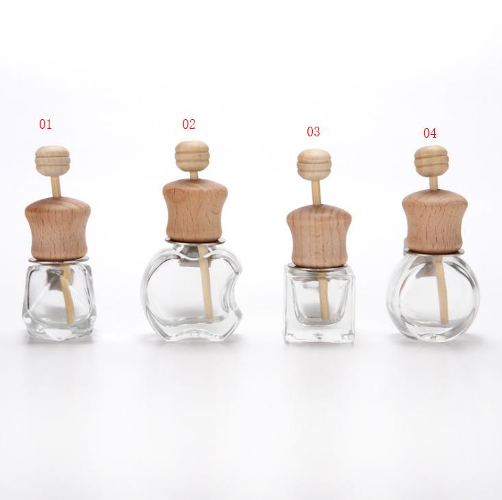 Car Perfume Bottle Clip For Essential Oils Air Freshener Fragrance Airs Vent Outlet Empty Glass Bottles GGA5105 Free shipping