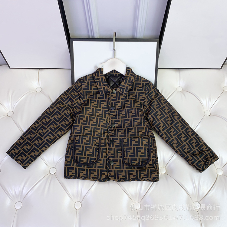 Gaoding children's double-sided down British slim fit foreign style cotton warm and light jacket is too, Brown
Gaoding children's double-sided down British slim fit foreign style cotton warm and light jacket is too, Brown