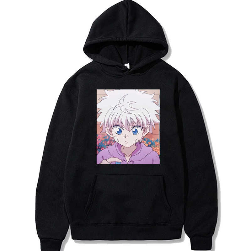 Kawaii Hoodie Hunter X Hunter Women's Sweatshirt Japanese Anime Killua Zoldyck Devil Print Harajuku Streetwear Oversized Hoodies Y0729, Black
Kawaii Hoodie Hunter X Hunter Women's Sweatshirt Japanese Anime Killua Zoldyck Devil Print Harajuku Streetwear Oversized Hoodies Y0729, Black