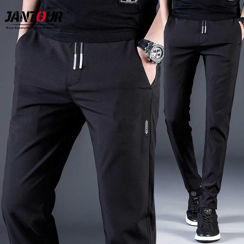Jantour Summer Men's Casual Pants Men Trousers Male Pant Slim Fit Work Elastic waist Light Thin Cool Trousers 210616, Light green
Jantour Summer Men's Casual Pants Men Trousers Male Pant Slim Fit Work Elastic waist Light Thin Cool Trousers 210616, Light green
