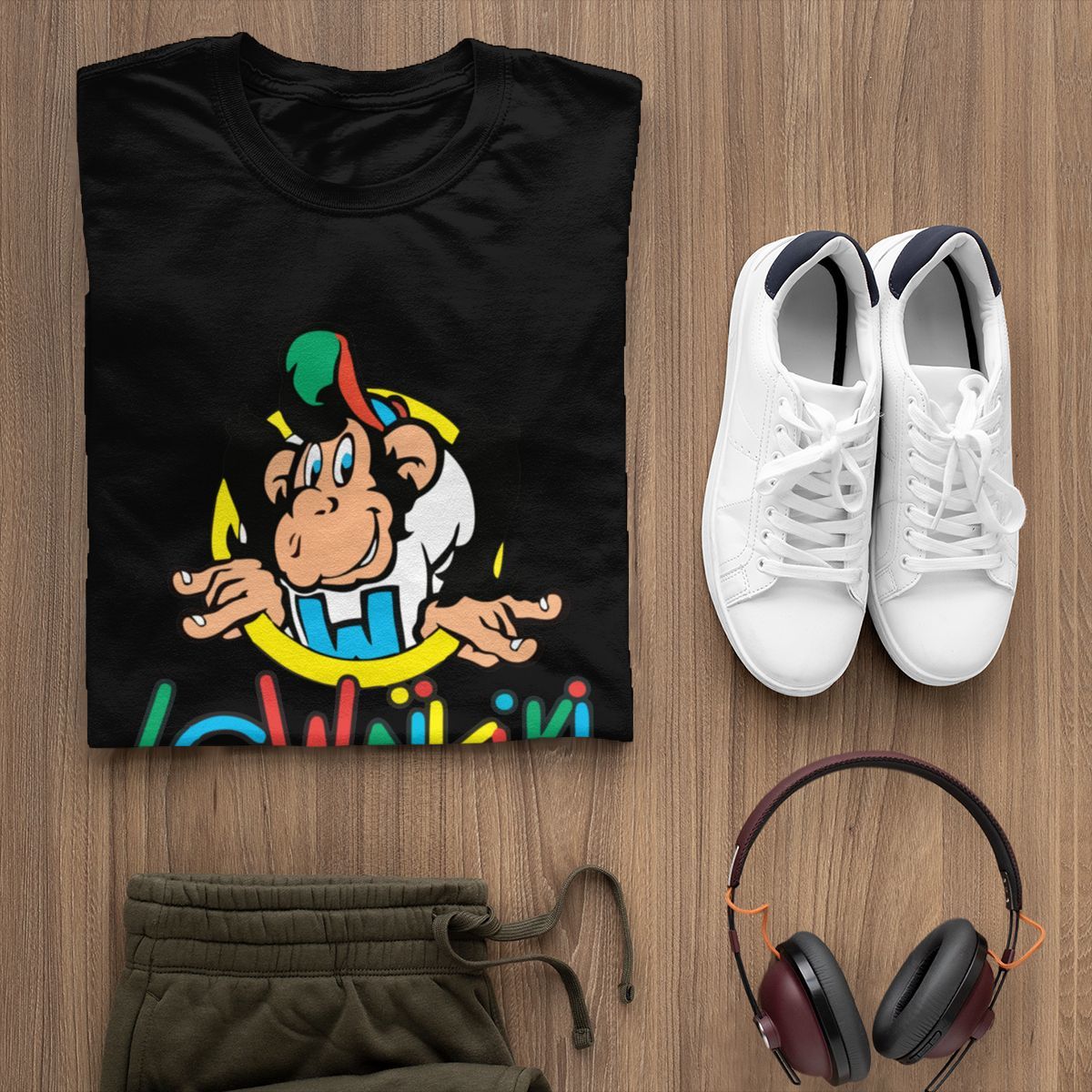 Monkey T Shirt LC Waikiki Monkey Merchandise T-Shirt Graphic Cotton Tee Shirt Mens Short Sleeves Beach Tshirt 210329 - view 6