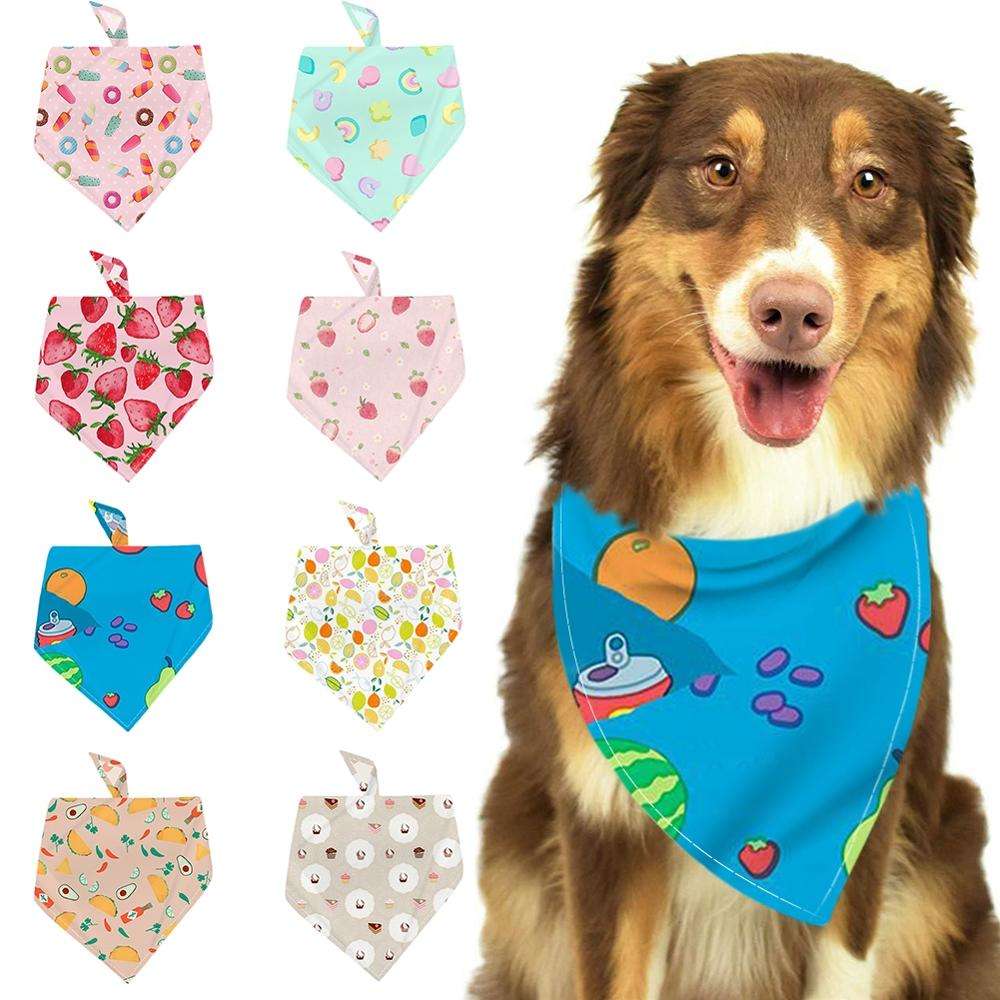 Fresh Cute Small Fruit Pattern Dog Adjustable Polyester Neckerchief Triangle Neck Scarf Saliva Towel Bandana Pet Supplies
Fresh Cute Small Fruit Pattern Dog Adjustable Polyester Neckerchief Triangle Neck Scarf Saliva Towel Bandana Pet Supplies