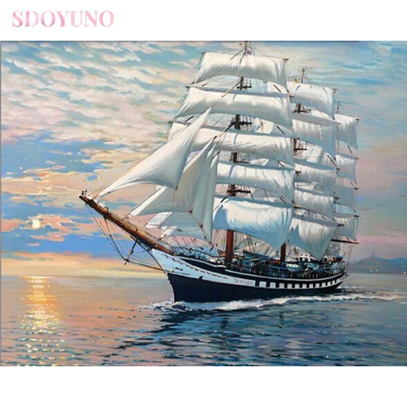 Paintings SDOYUNO DIY Painting By Number Kit With Frame For Adult Sailboat Seascape Acrylic Paint Set Pictures Numbers Art HandPainted
Paintings SDOYUNO DIY Painting By Number Kit With Frame For Adult Sailboat Seascape Acrylic Paint Set Pictures Numbers Art HandPainted