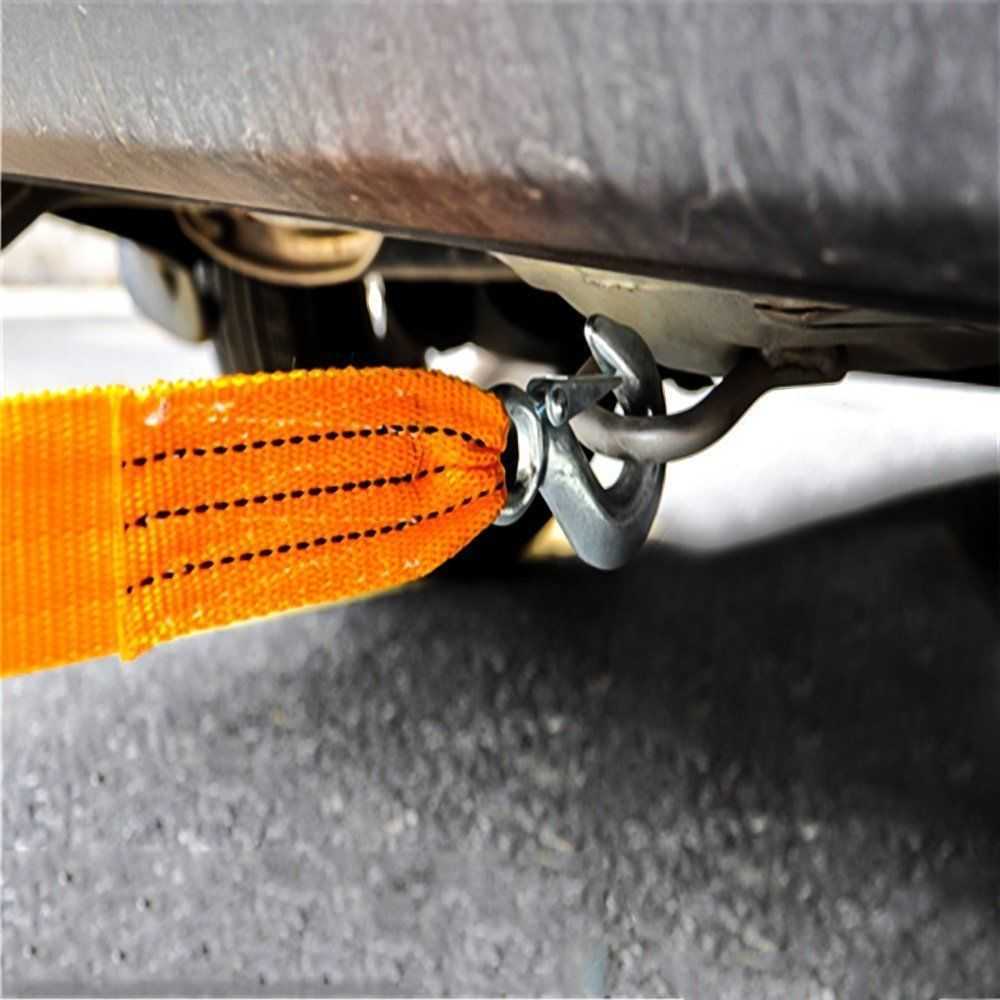 3 Tons 3Metres Heavy Duty with Hooks Car Truck Tow Cable Towing Strap Rope