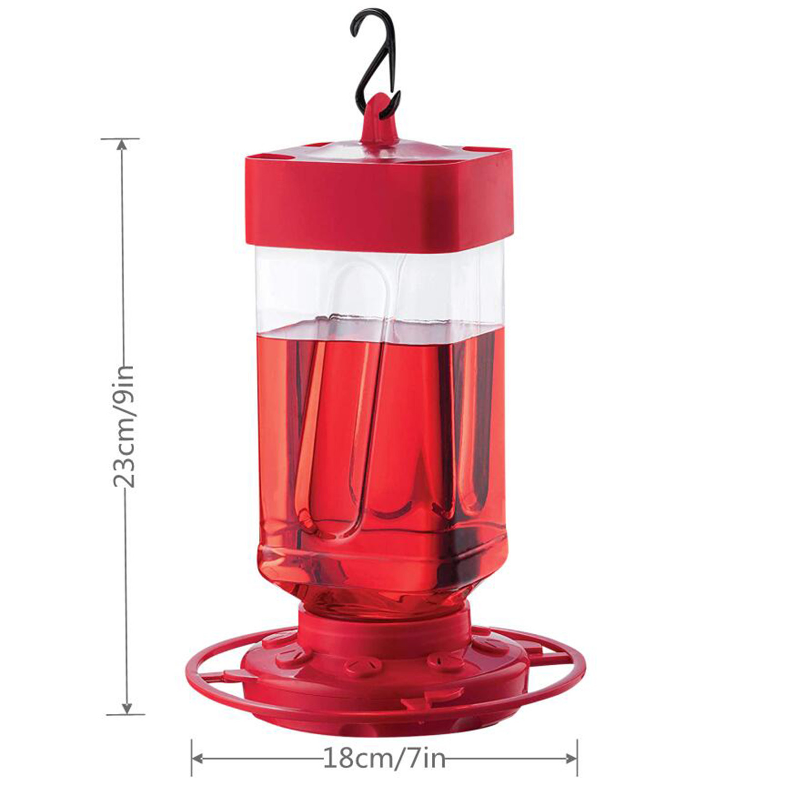 Plastic feeders hummingbird water bottle hanging hummingbird feeder garden in the open air Pet bird hook flower easyclean supplies