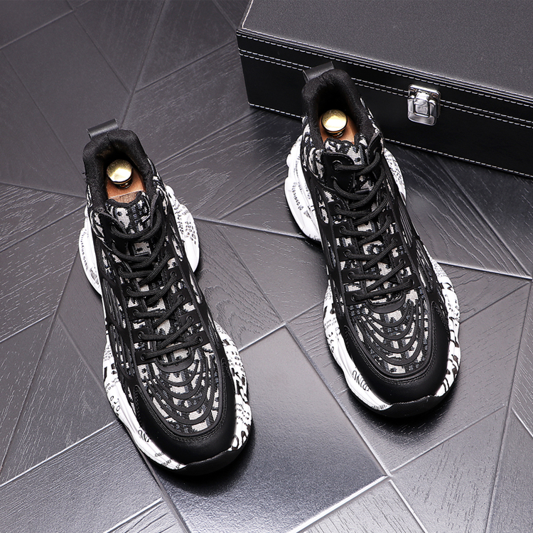 European Style Men's Casual Dress Party Wedding shoes Luxury fashion High Quality Breathable Sports sneakers Premium Trend designer loafers B163, Black
European Style Men's Casual Dress Party Wedding shoes Luxury fashion High Quality Breathable Sports sneakers Premium Trend designer loafers B163, Black