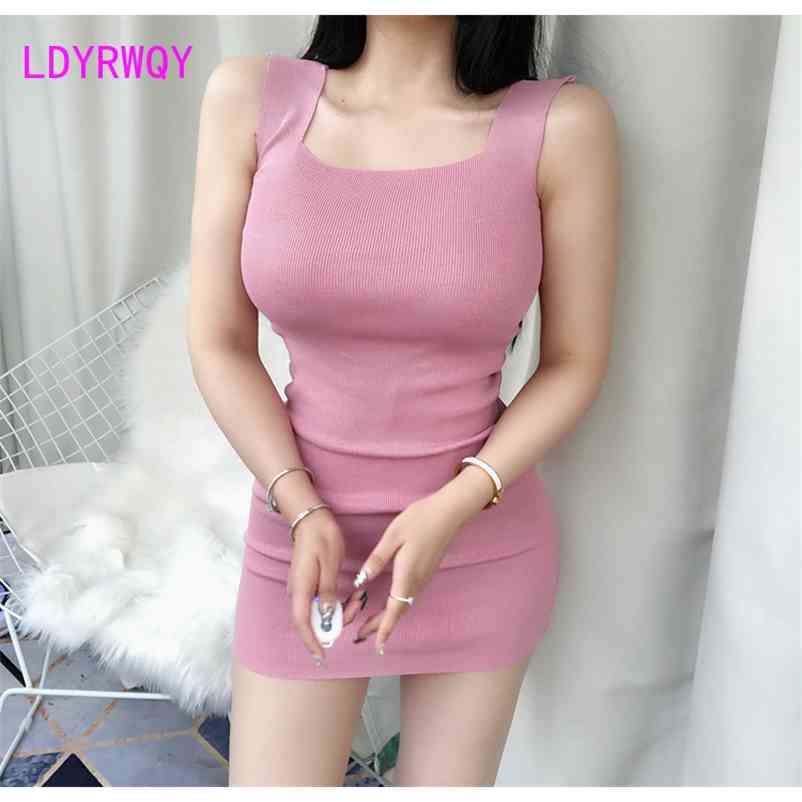 LDYRWQY South Korea summer style all-match slim body sexy knit sleeveless buttock wrap bottom dress 210603, Pink
LDYRWQY South Korea summer style all-match slim body sexy knit sleeveless buttock wrap bottom dress 210603, Pink