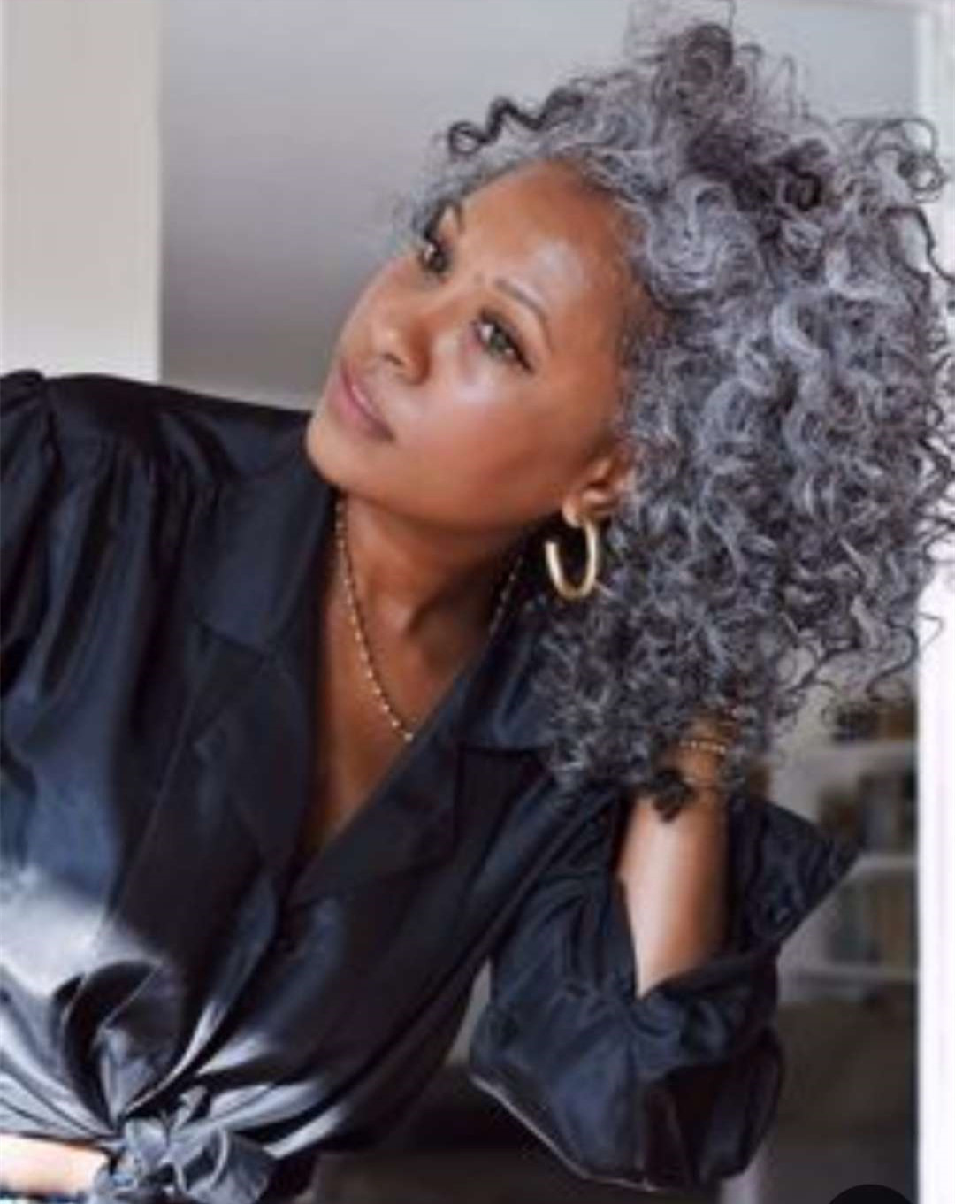 Brazilian hair dark silver grey pony tail hairpiece loose wave gray women hairs extension drawstring clip in 140g salt n pepper extensions