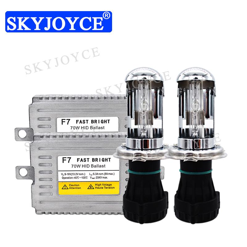 Car Headlights SKYJOYCE AC 12V 70W H4 HID Kit H4-3 Hi/Lo BeaM Bulb 4300K 6000K DLT F7 Fast Bright Ballast Headlight
Car Headlights SKYJOYCE AC 12V 70W H4 HID Kit H4-3 Hi/Lo BeaM Bulb 4300K 6000K DLT F7 Fast Bright Ballast Headlight