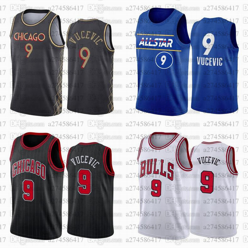 Men's basketball jerseys Chicago Bulls 9 Nikola Vucevic 8 LaVine balck blue white City 20 21 Jersey, Black;red
Men's basketball jerseys Chicago Bulls 9 Nikola Vucevic 8 LaVine balck blue white City 20 21 Jersey, Black;red