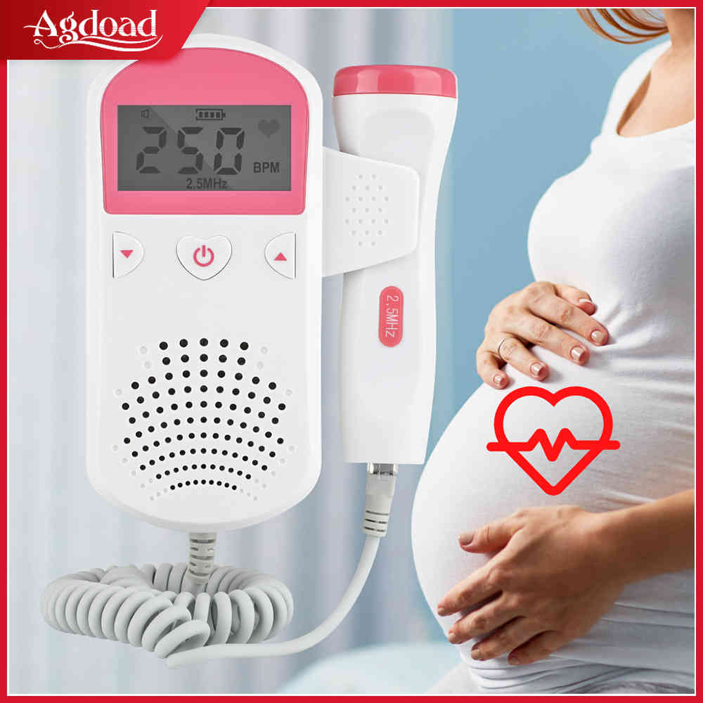 Fetal Doppler Ultrasound Baby Monitor Household Fetus Baby Heartbeat Detector Portable Baby Heart Rate Monitor 2.5MHz 210628
Fetal Doppler Ultrasound Baby Monitor Household Fetus Baby Heartbeat Detector Portable Baby Heart Rate Monitor 2.5MHz 210628