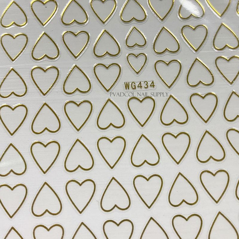 Stickers Decals Nail Art 3D Hearts Gold Manicure Nails Design Adhesive Sticker Wraps Tip Decoration, Type 16
Stickers Decals Nail Art 3D Hearts Gold Manicure Nails Design Adhesive Sticker Wraps Tip Decoration, Type 16