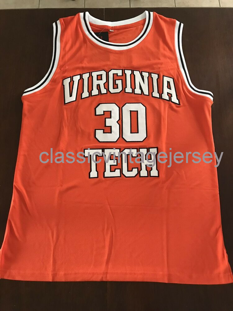 Stitched Custom Vintage Dell Curry Virginia Tech Hokies NCAA Basketball Jerseys Ncaa Men Basketball Jerseys, Orange
Stitched Custom Vintage Dell Curry Virginia Tech Hokies NCAA Basketball Jerseys Ncaa Men Basketball Jerseys, Orange
