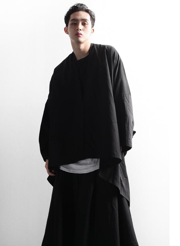 Men' Trench Coats Spring And Autumn Coat Cardigan Windbreaker Thin Personality Leisure Fashion Asymmetric Loose Large Size, Black
Men' Trench Coats Spring And Autumn Coat Cardigan Windbreaker Thin Personality Leisure Fashion Asymmetric Loose Large Size, Black