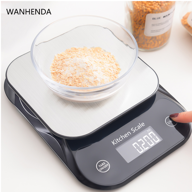 10kg/1g Cake Kitchen Scales Electronic scales Stainless steel digital scale Measuring Weight Housewares Balance Precision Tools
10kg/1g Cake Kitchen Scales Electronic scales Stainless steel digital scale Measuring Weight Housewares Balance Precision Tools
