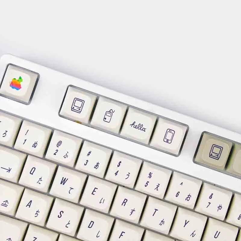 Keyboards PBT MAC Keycaps XDA Profile Dye Sublimation Mechanical Keyboard Keycap Minimalist White Japanese English
Keyboards PBT MAC Keycaps XDA Profile Dye Sublimation Mechanical Keyboard Keycap Minimalist White Japanese English
