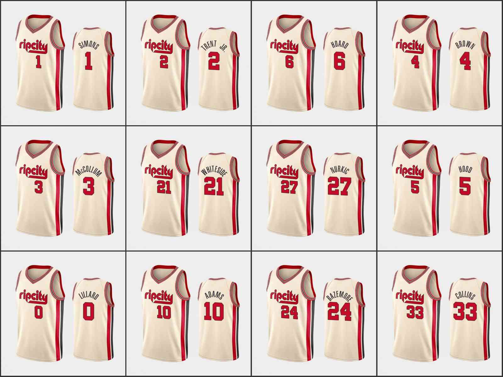 Portland's Trail's Blazers's Men Damian Lillard Anfernee Simons C.J. McCollum Jusuf Nurkic Jaylen Hoard Custom's City�, Black;red
Portland's Trail's Blazers's Men Damian Lillard Anfernee Simons C.J. McCollum Jusuf Nurkic Jaylen Hoard Custom's City�, Black;red