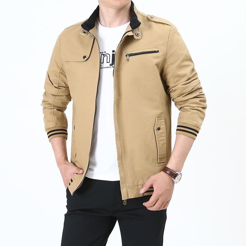 Spring Autumn Casual Fashion Bomber Jacket Men Streetwear Mens Basic Jackets And Coats Windbreaker Man Clothes Clothing Coat Men's