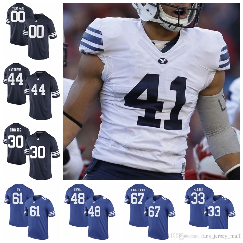 NCAA BYU Cougars College Football Jerseys 9 Jim McMahon Jersey 32 Dennis Pitta Emmanuel Esukpa Dax Milne Baylor Romney Jerseys Custom Stitched Jersey Shirt, Youth white with navy
NCAA BYU Cougars College Football Jerseys 9 Jim McMahon Jersey 32 Dennis Pitta Emmanuel Esukpa Dax Milne Baylor Romney Jerseys Custom Stitched Jersey Shirt, Youth white with navy