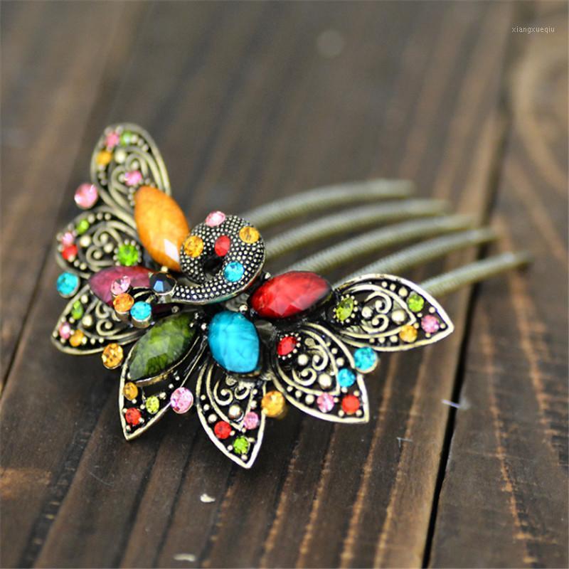 High Quality Colorful Peacock Hair Combs Vintage Jewelry Gold Metal Hairpin Resin Clips Wedding Accessories Gifts & Barrettes, Golden;silver
High Quality Colorful Peacock Hair Combs Vintage Jewelry Gold Metal Hairpin Resin Clips Wedding Accessories Gifts & Barrettes, Golden;silver