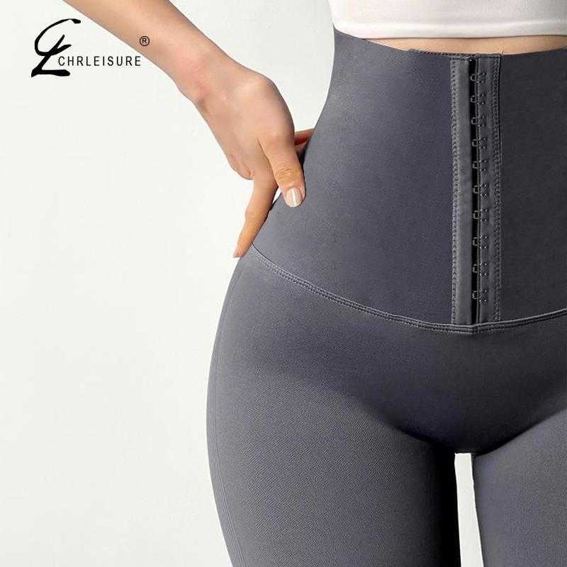 CHRLEISURE High Waist Short Leggings Women Solid Fitness Pants Casual Leggings Sports Skinny Leggins 211014