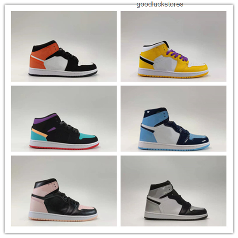 Mid OG 1s Running Shoes Black powder Dark pink HIgh top 1 TRainers MensWomens Blue White Outdoor Walking Sneakers 36-46
Mid OG 1s Running Shoes Black powder Dark pink HIgh top 1 TRainers MensWomens Blue White Outdoor Walking Sneakers 36-46