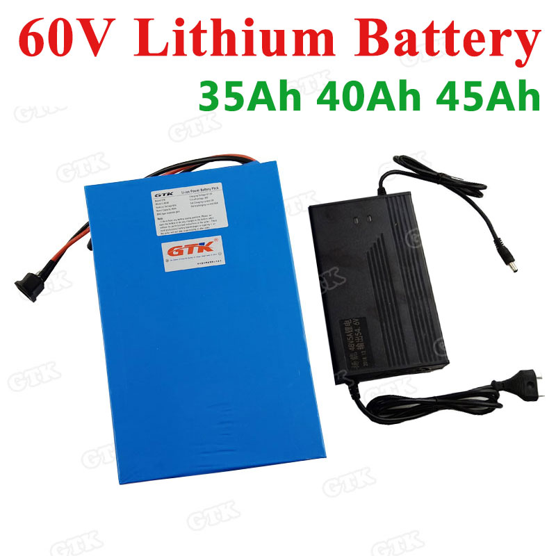 60V 35Ah 40Ah 45Ah lithium ion battery pack built-in 50A BMS for kart mobility scooter battery grass cutter+5A charger
60V 35Ah 40Ah 45Ah lithium ion battery pack built-in 50A BMS for kart mobility scooter battery grass cutter+5A charger