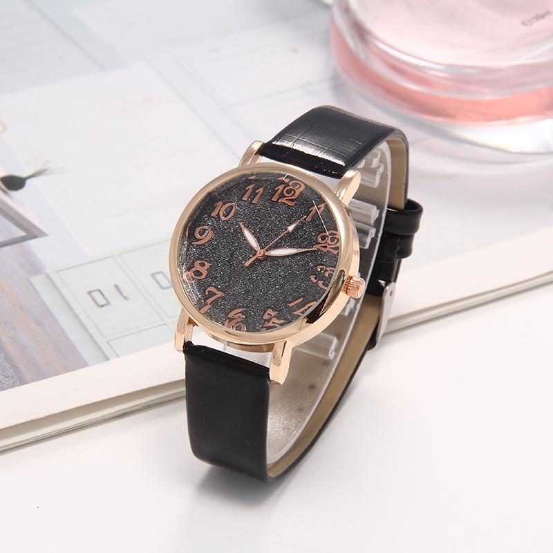 Wristwatches Ladies Starry Star Analog Quartz Wrist Watch Fashion Women Leather Luxury Female Casual Dress Wristwatch Damski Zegarek, Brown
Wristwatches Ladies Starry Star Analog Quartz Wrist Watch Fashion Women Leather Luxury Female Casual Dress Wristwatch Damski Zegarek, Brown