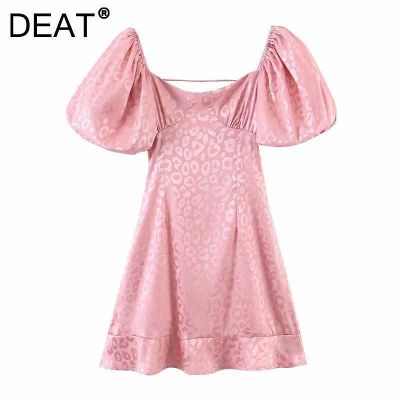 DEAT Women Dress Square Collar Puff Sleeve Arrivals Lady Sexy Hollow Out Temperament Fashion Spring Summer 11D1031 210709, Picture color
DEAT Women Dress Square Collar Puff Sleeve Arrivals Lady Sexy Hollow Out Temperament Fashion Spring Summer 11D1031 210709, Picture color