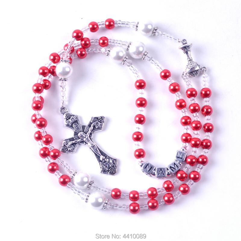 Pendant Necklaces Customized Unique Rosaries Put Your Name In The Rosary Glass Bead First Communion Necklace Many Colors For Selection
Pendant Necklaces Customized Unique Rosaries Put Your Name In The Rosary Glass Bead First Communion Necklace Many Colors For Selection
