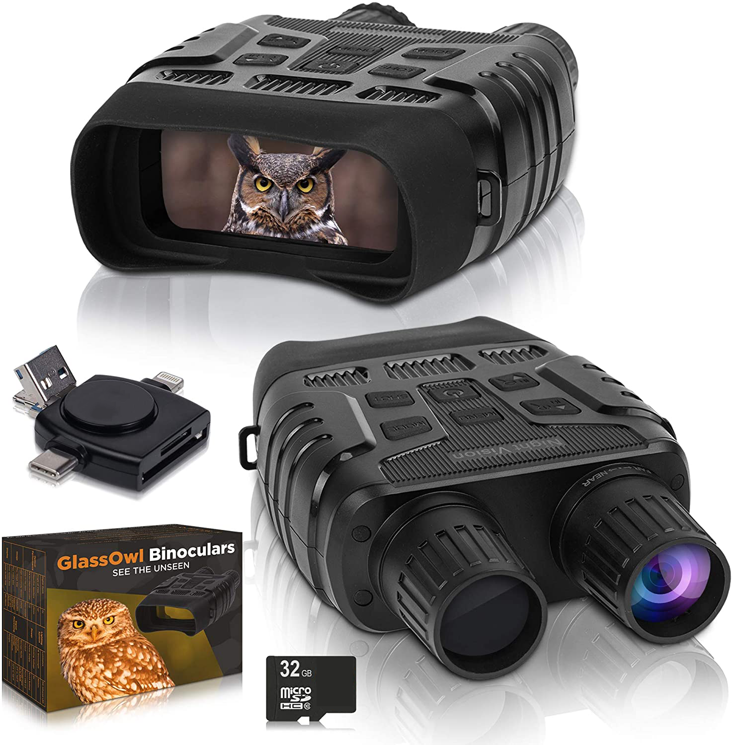 Night Vision Binoculars Infrared Digital 960P Video Night Vision Scopes 2.31 Inch Colorful Display Goggles Device for Hunting
Night Vision Binoculars Infrared Digital 960P Video Night Vision Scopes 2.31 Inch Colorful Display Goggles Device for Hunting