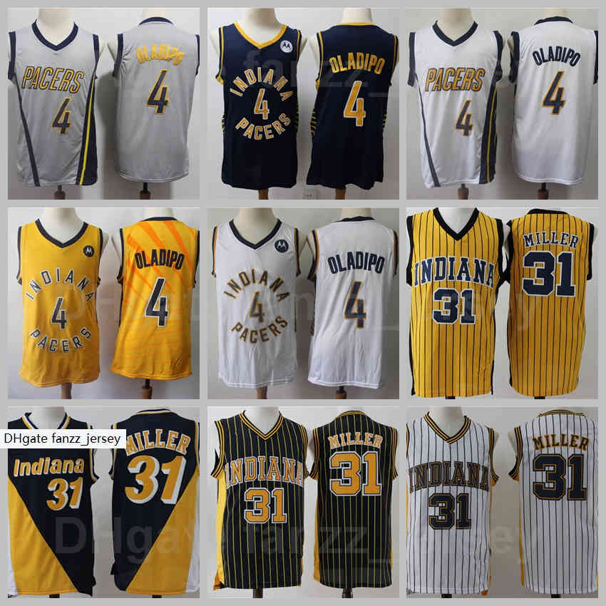 Men Basketball Victor Oladipo Jersey 4 Reggie Miller 31 Retro Navy Blue White Yellow Grey All Stitched Vintage Breathable Good Quality On Sale
Men Basketball Victor Oladipo Jersey 4 Reggie Miller 31 Retro Navy Blue White Yellow Grey All Stitched Vintage Breathable Good Quality On Sale
