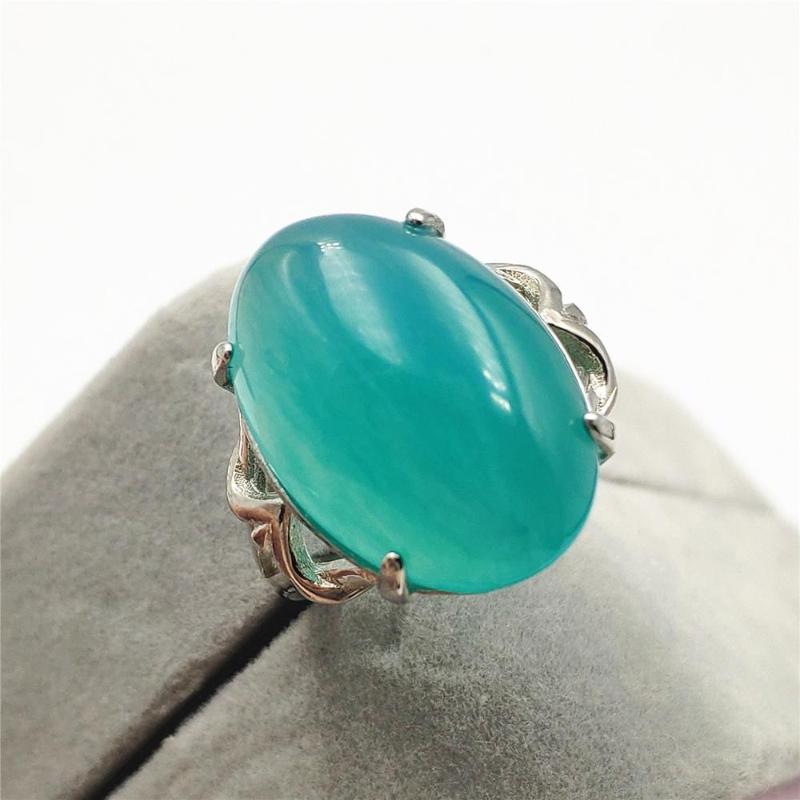 Cluster Rings Natural Green Amazonite Adjustable Big Ring 21x15mm Gemstone Woman Man Rare Clear Beads 925 Sterling Silver
Cluster Rings Natural Green Amazonite Adjustable Big Ring 21x15mm Gemstone Woman Man Rare Clear Beads 925 Sterling Silver