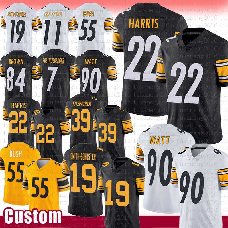 Juju Smith-Schuster Najee Harris T.J. Watt Football Jersey Chase Claypool Fitzpatrick Bush Troy Polamalu Joe Haden Terry Bradshaw Bettis 88 Pat Freiermuth Joe Greene, Black
Juju Smith-Schuster Najee Harris T.J. Watt Football Jersey Chase Claypool Fitzpatrick Bush Troy Polamalu Joe Haden Terry Bradshaw Bettis 88 Pat Freiermuth Joe Greene, Black