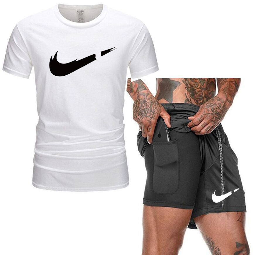 Men Set Fashion 2 PCS Casual Tracksuit Sweat Suit Short Sleeve T-shirt Shorts Sets Male Sportswear 2021 Summer Sportsuit High Quality, Gray
Men Set Fashion 2 PCS Casual Tracksuit Sweat Suit Short Sleeve T-shirt Shorts Sets Male Sportswear 2021 Summer Sportsuit High Quality, Gray