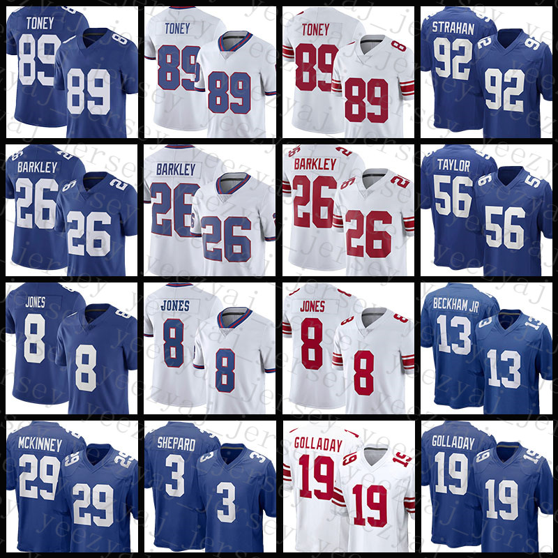 Mens 8 Daniel Jones 26 Saquon Barkley Football Jersey Kenny Golladay Lawrence Taylor James Bradberry Michael Strahan Kadarius Toney Sterling Shepard Azeez Ojulari, Mens-juren
Mens 8 Daniel Jones 26 Saquon Barkley Football Jersey Kenny Golladay Lawrence Taylor James Bradberry Michael Strahan Kadarius Toney Sterling Shepard Azeez Ojulari, Mens-juren